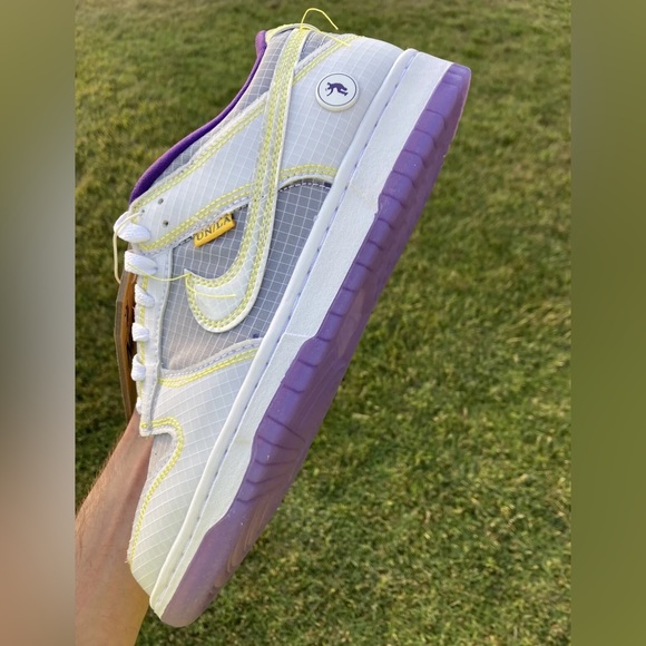 NIKE DUNK UNION COURT PURPLE  SIZE 7 DJ9649-500 SHIPS FREE PRIORITY MAIL 😮‍💨🔥 - Picture 3 of 9